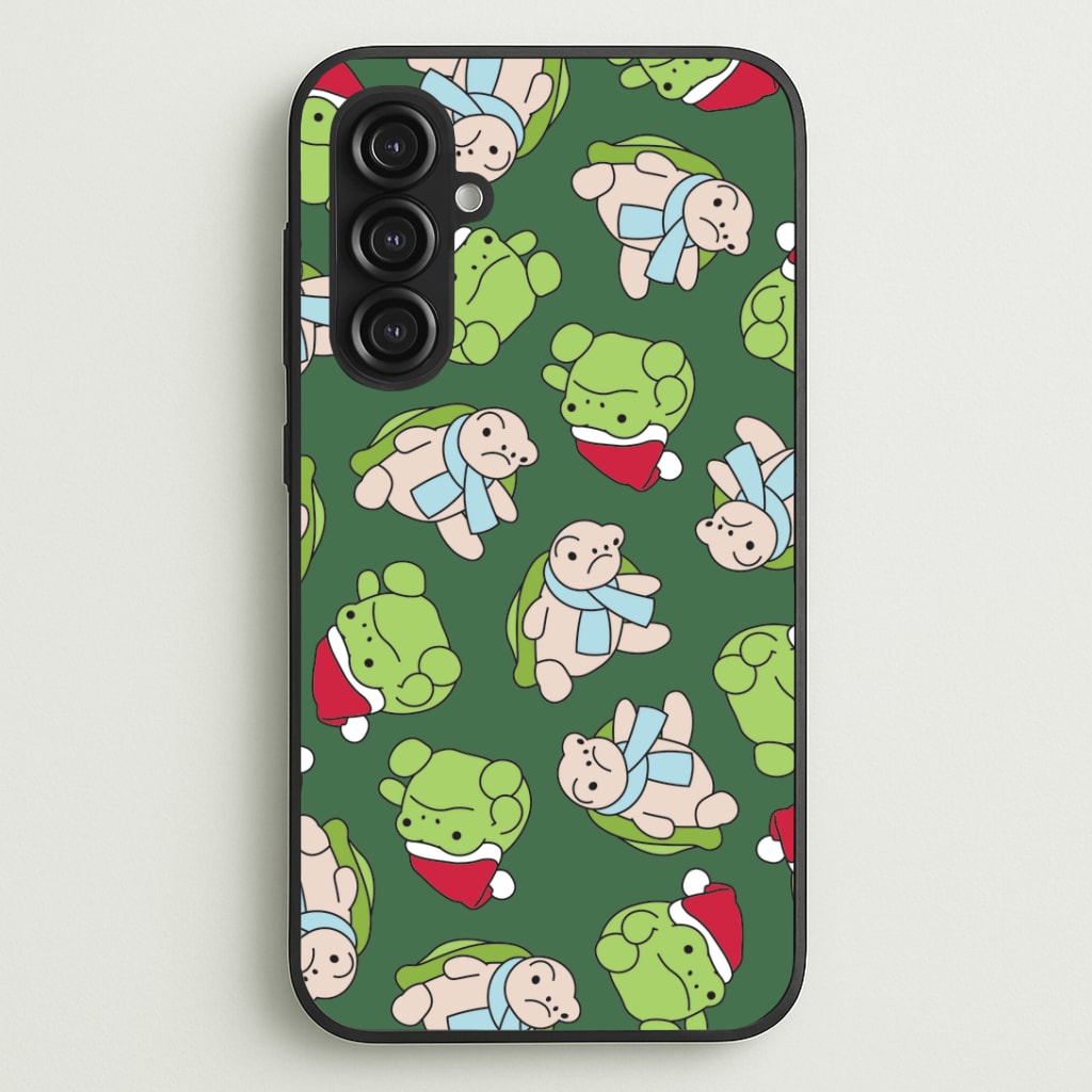Grumpy Christmas Plushies Pattern Galaxy S23FE Case