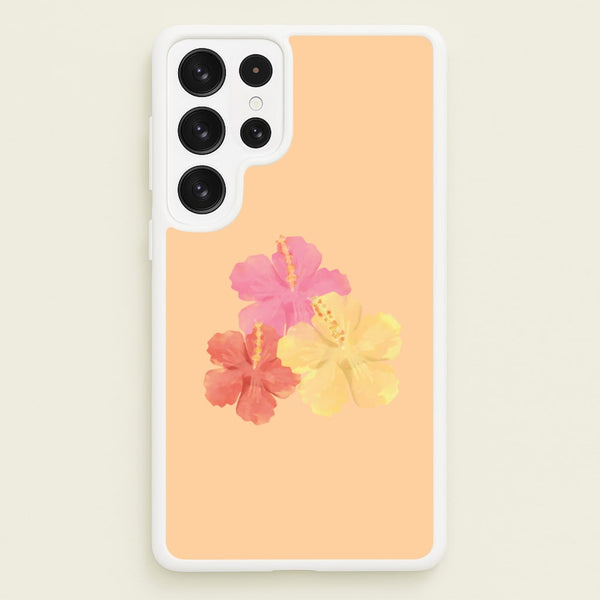 Hibiscus Sunset Galaxy S23 Ultra Case