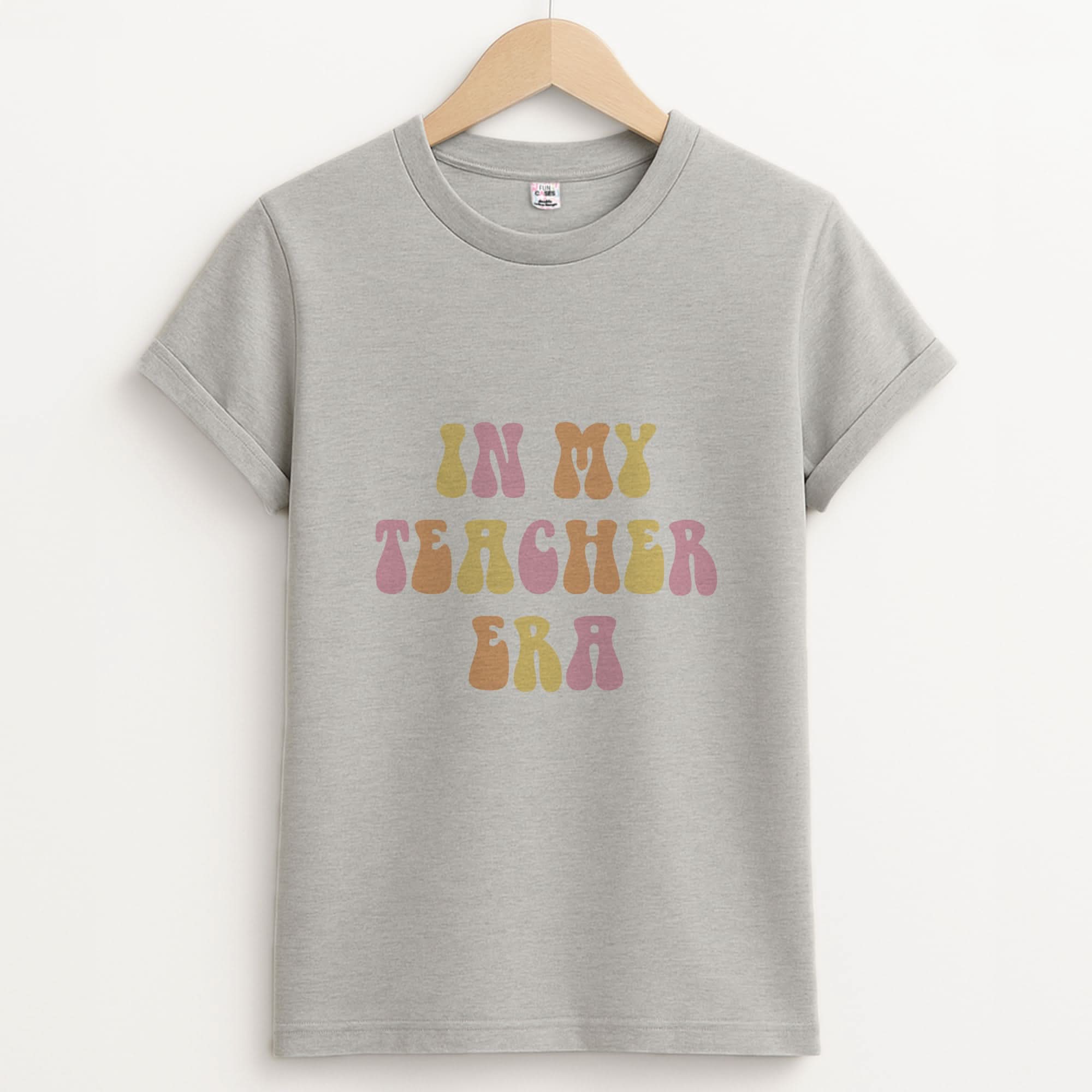 In My Teacher Era Unisex Grey T-Shirt