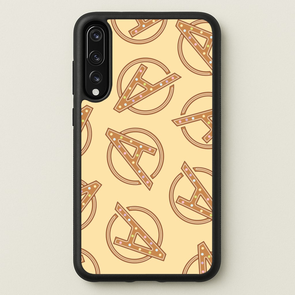 Superhero Team Gingerbread Pattern Huawei P20 Pro Case