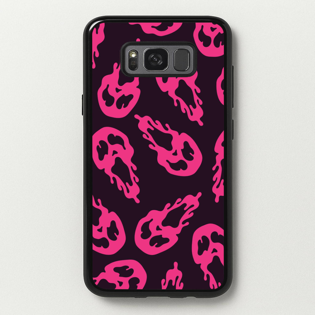 Trippy Ghost Face Pattern Galaxy S8 Case