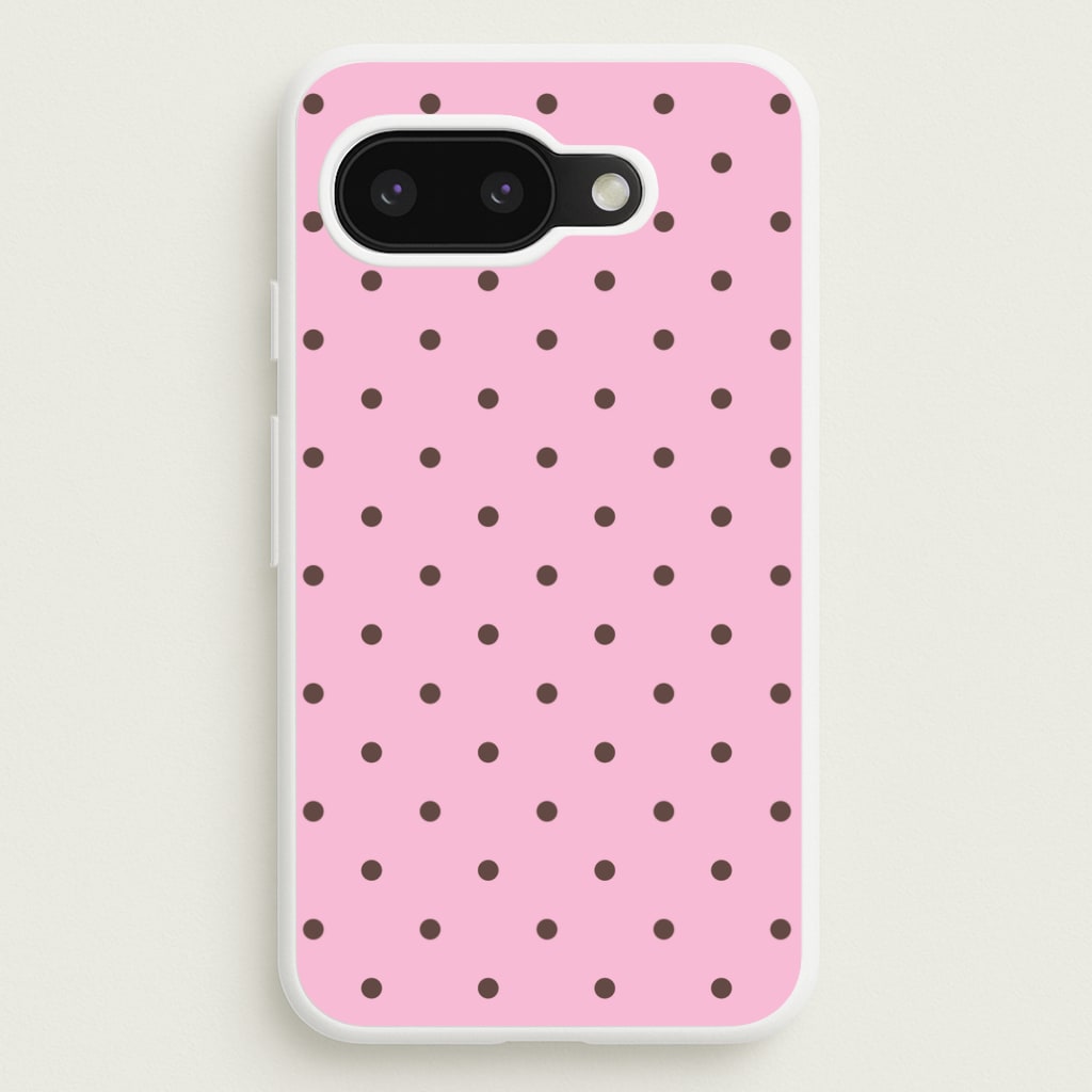 Strawberry Polka Dots Google Pixel 9a Case
