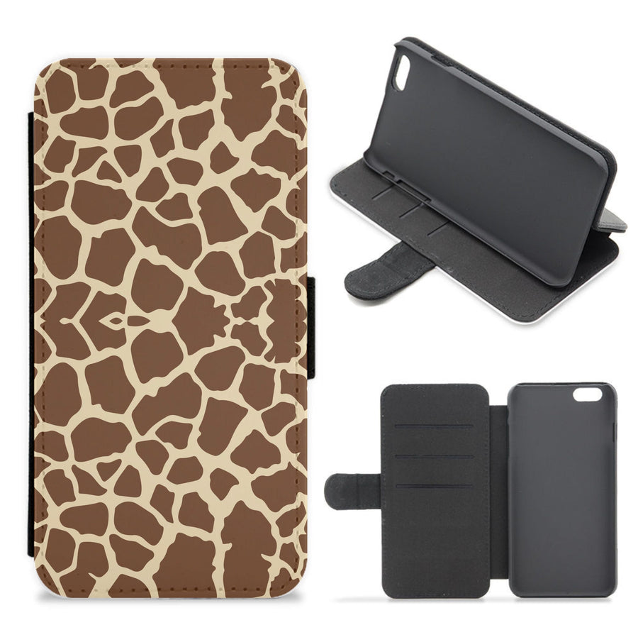 Giraffe - Animal Patterns Flip / Wallet Phone Case