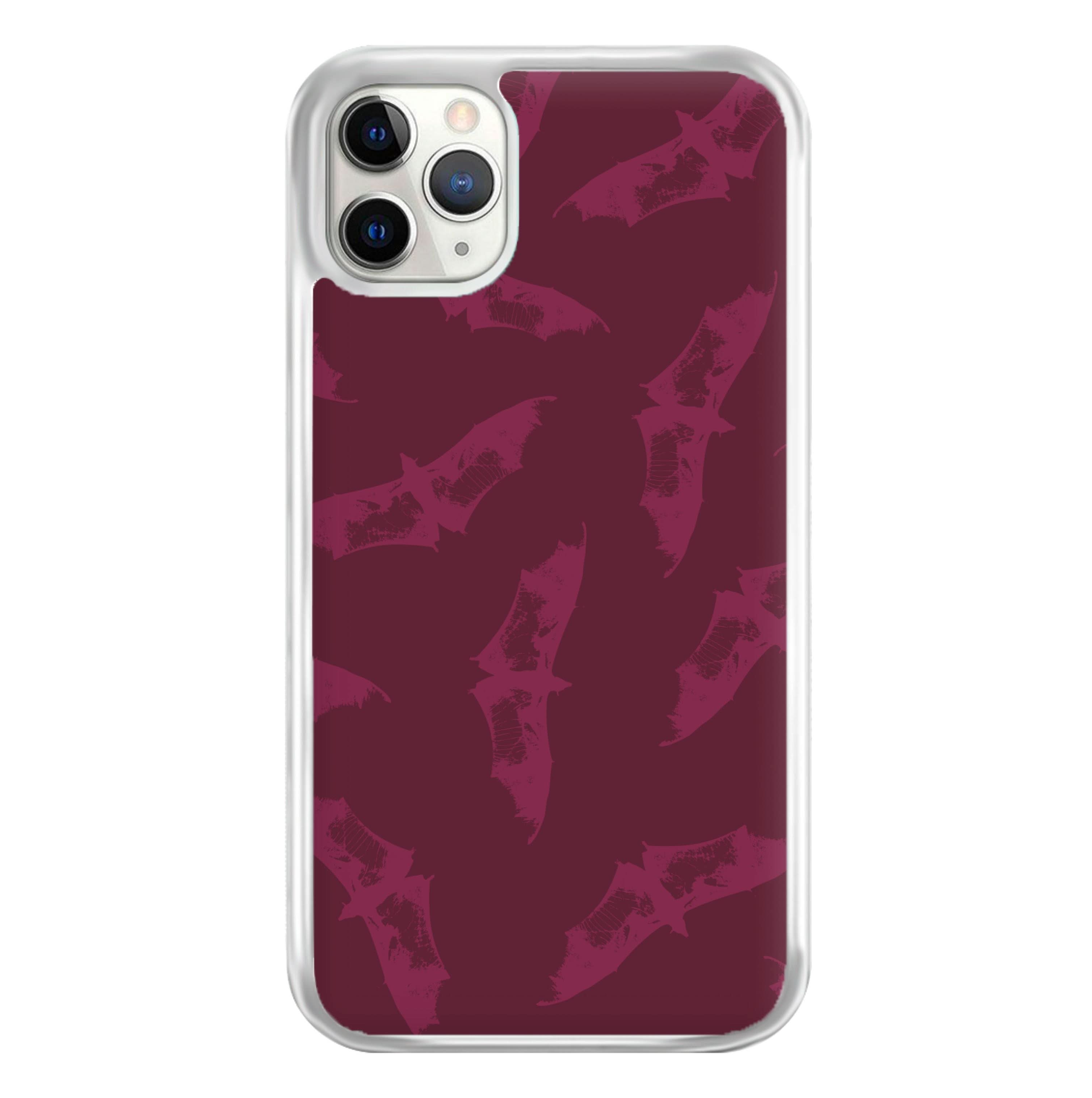 Dark Pink Bats Pattern Phone Case