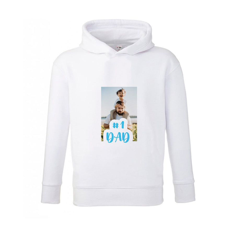 Hashtag 1 Dad - Personalised Father's Day Kids Hoodie