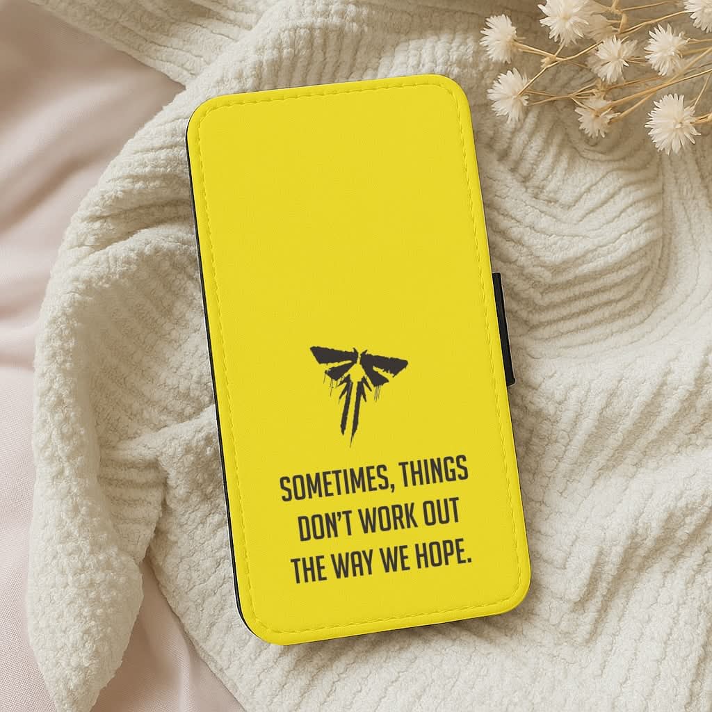 Sometime's Things Don't Work Out The Way We Hope Leather Phone Case
