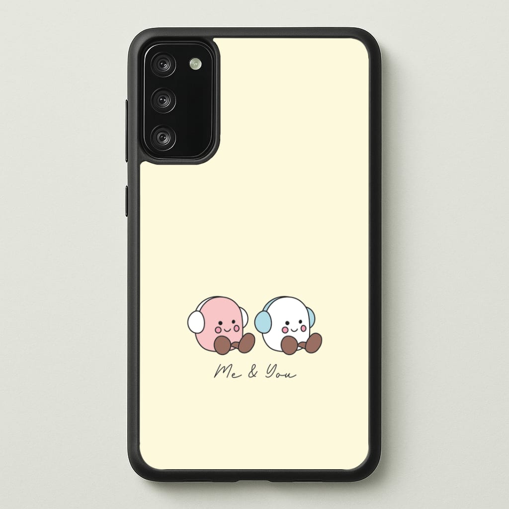 Cute Christmas Marshmellow Plushies Galaxy S20 Case