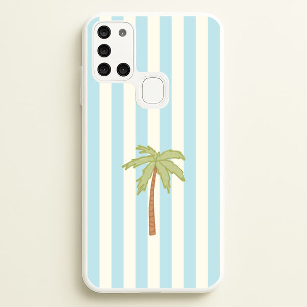 Seafront Palm Galaxy A21s Case