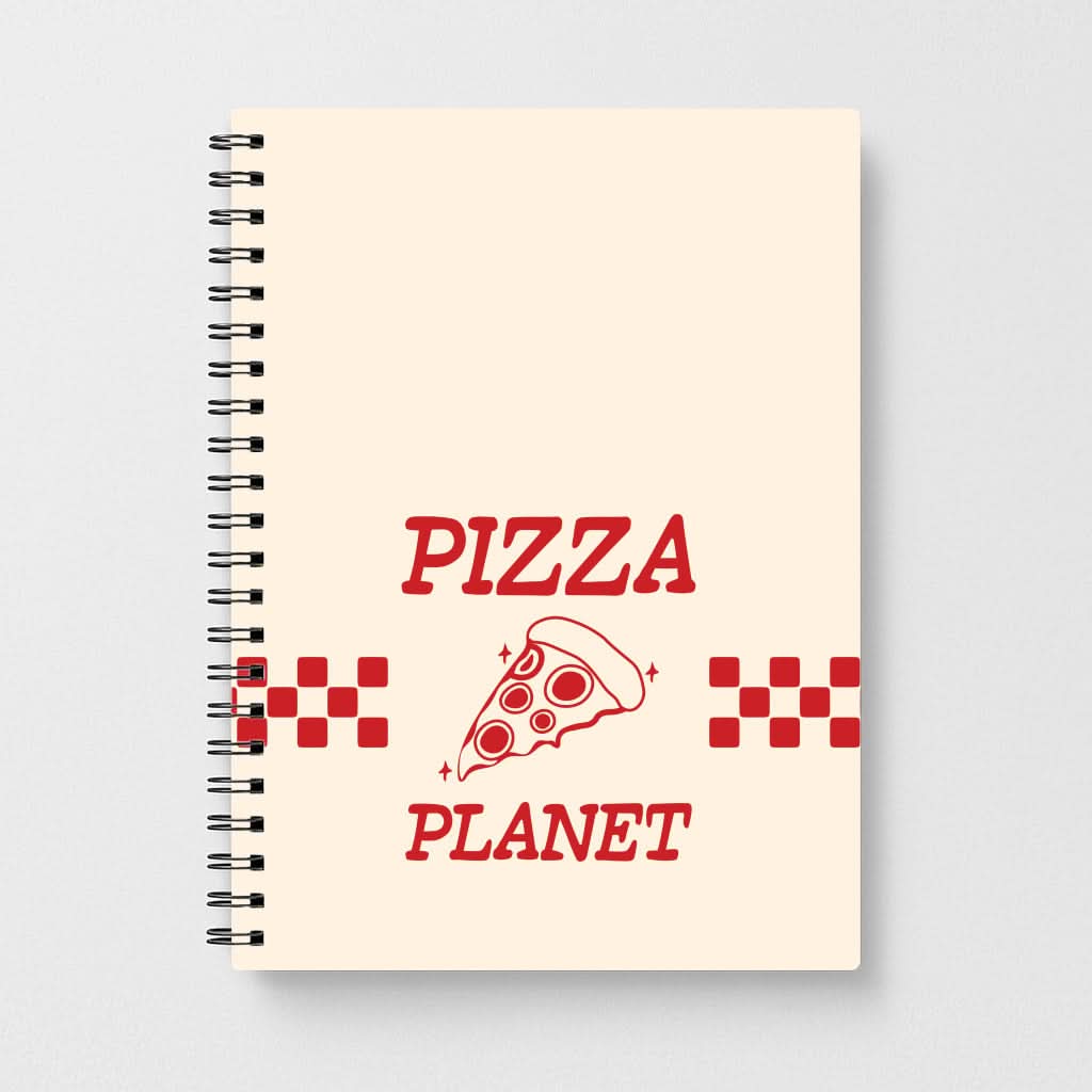 Retro Pizza Planet Notebook
