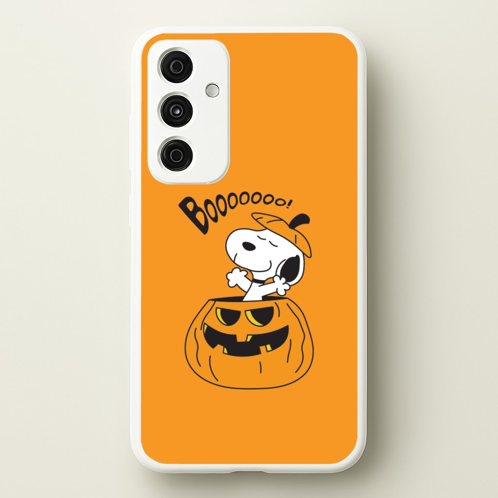 Cartoon Beagle Pumpkin Galaxy A35 Case