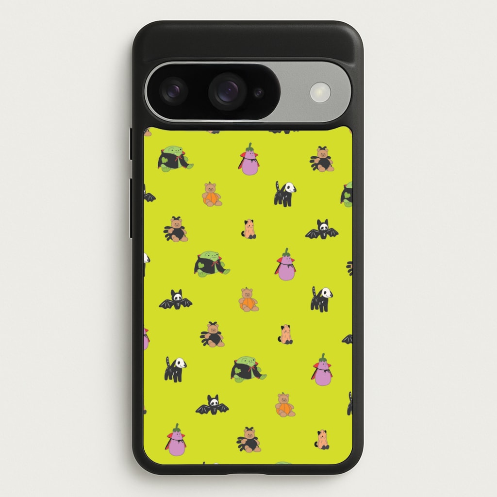 Halloween Plushies Pattern III - Halloween Google Pixel 10 / 10 Pro Case