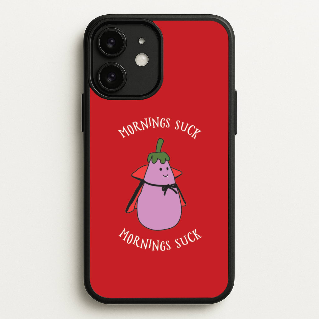 Mornings Suck Plush - Halloween iPhone 11 Case