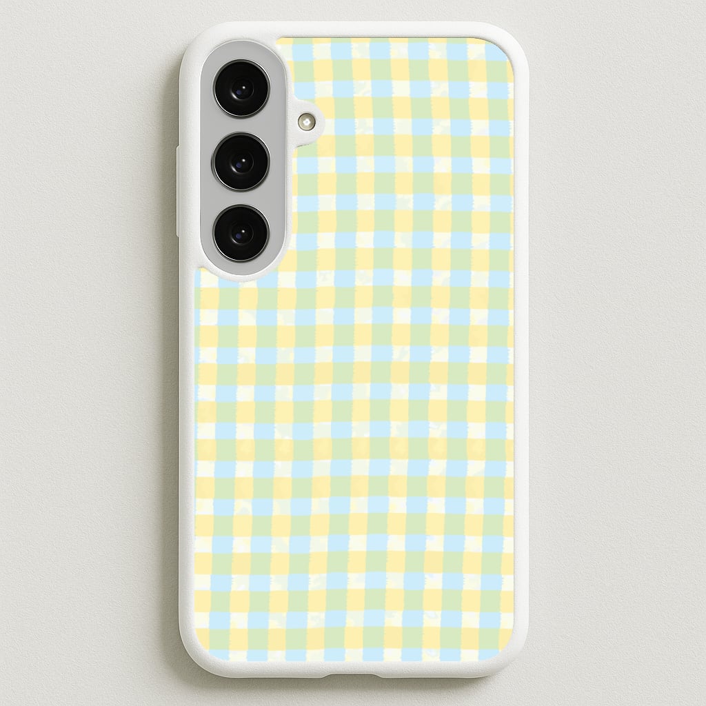 Lemonade Gingham Galaxy S25FE Case