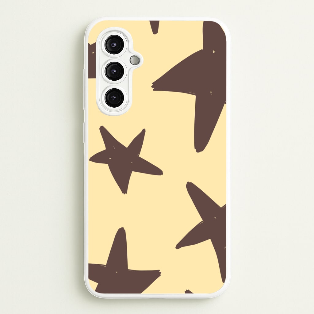 Vanilla & Chocolate Stars Galaxy A14 Case