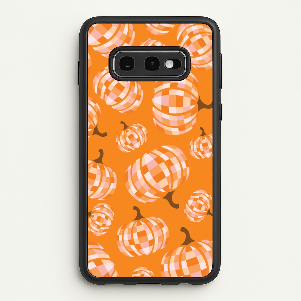 Disco Pumpkins Pattern Galaxy S10e Case
