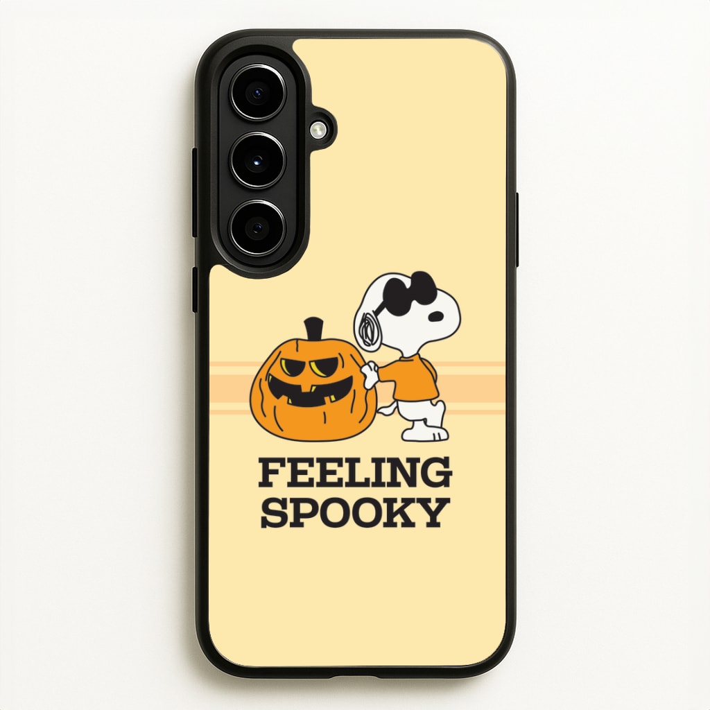 Feeling Spooky Cartoon Beagle Galaxy A56 Case