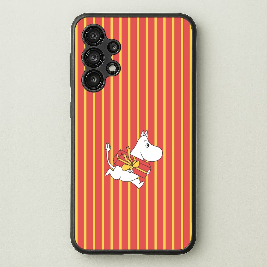 Red Present Moom Galaxy A13 Case