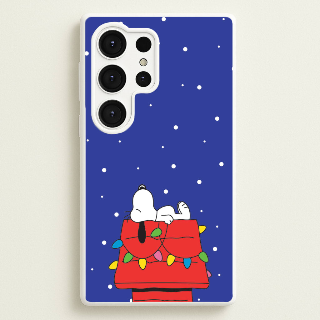 Cartoon Beagle Fairylights Galaxy S25 Ultra Case