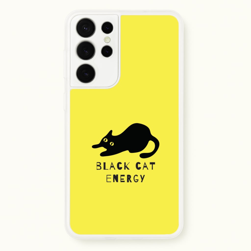 Black Cat Energy Galaxy S21 Ultra Case