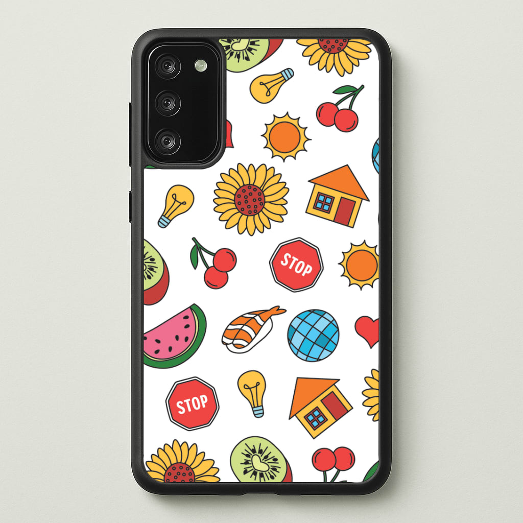 Harry Stickers Pattern Galaxy A41 Case