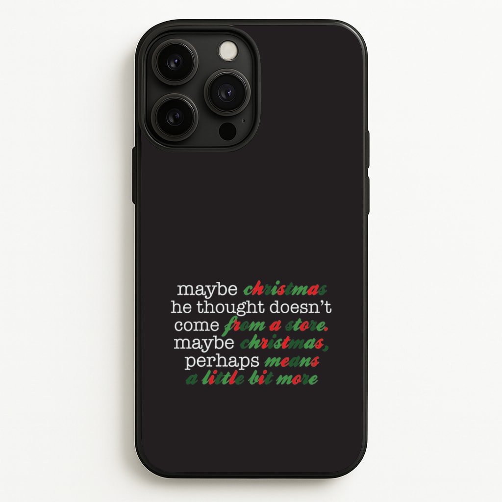 Green Creature Quote iPhone 13 Pro Case