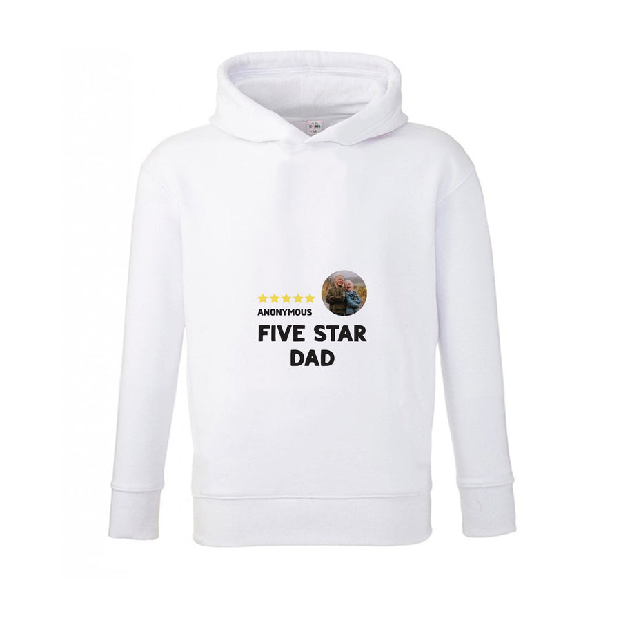 Five Star Dad - Personalised Father's Day Kids Hoodie