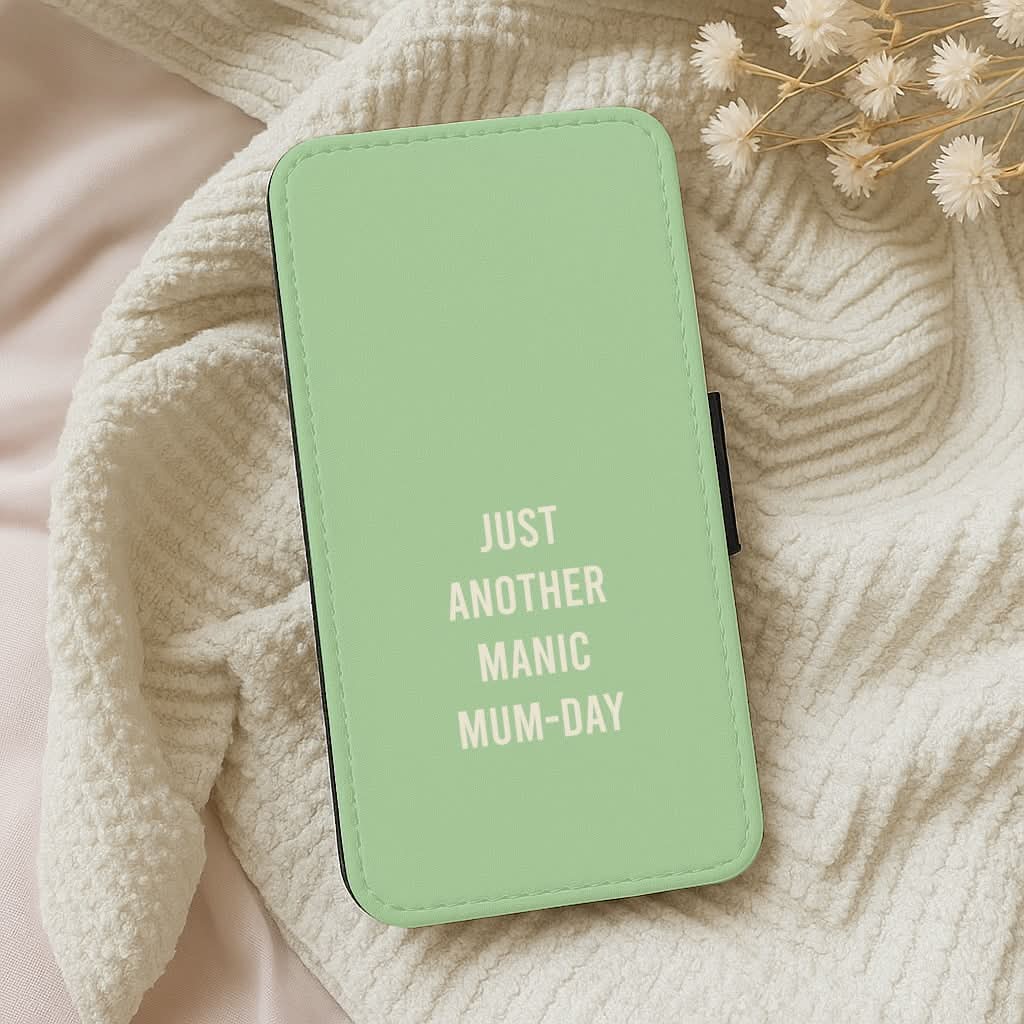 Just Another Manic Mumday Leather Phone Case