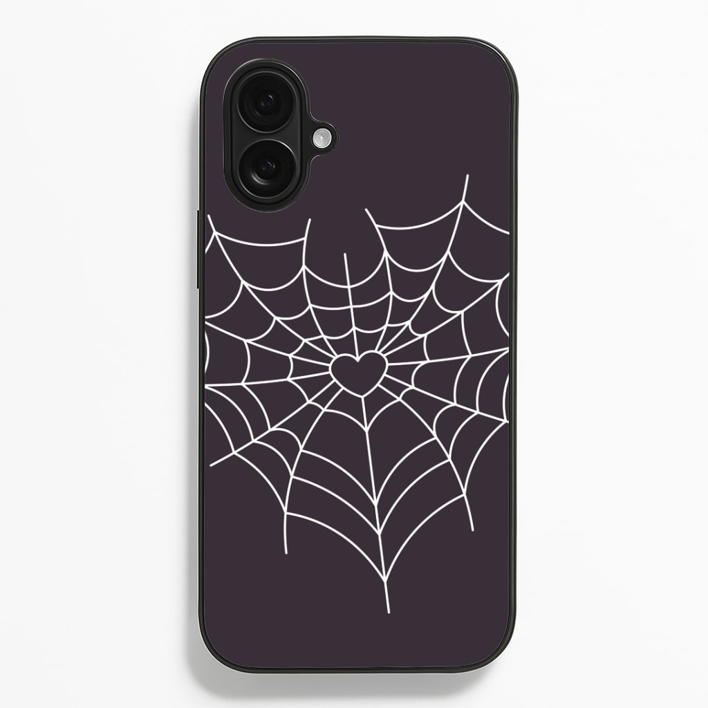 Spiderweb Hearts I iPhone 16 Plus Case