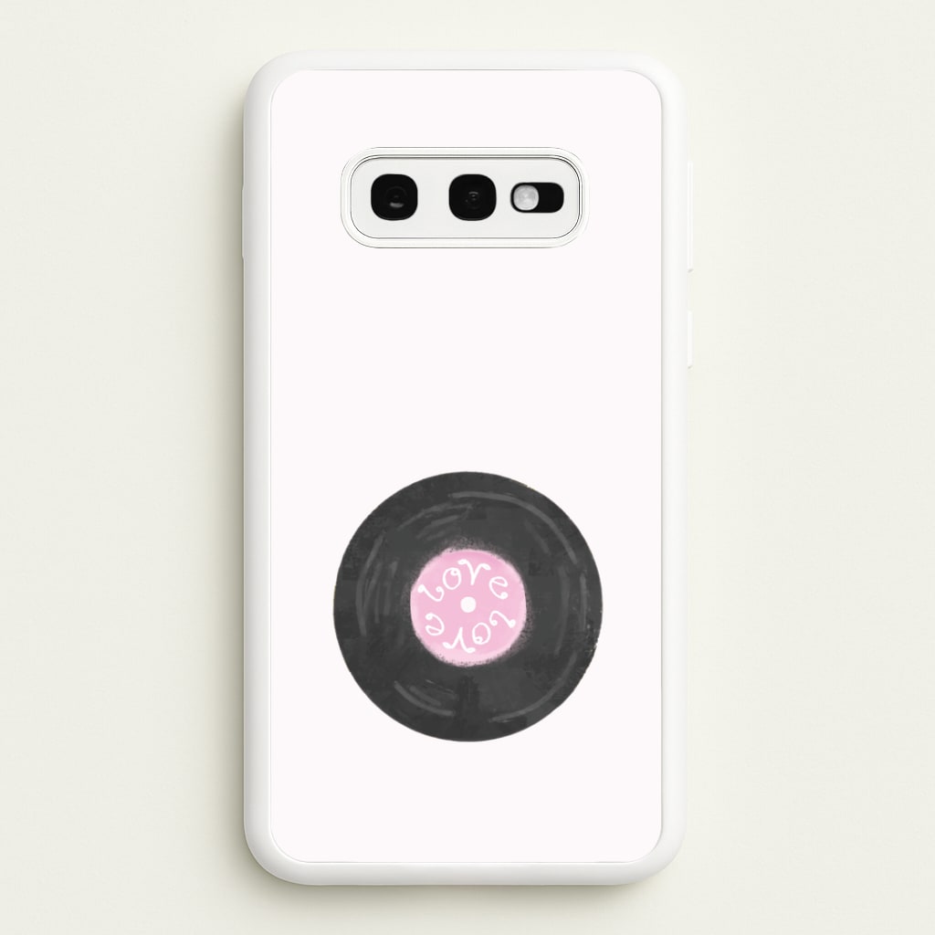 Love Vinyl Galaxy S10e Case