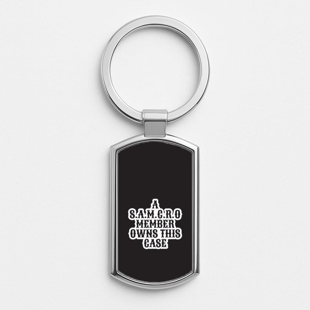 SAMCRO Member Silver Metal Keyring