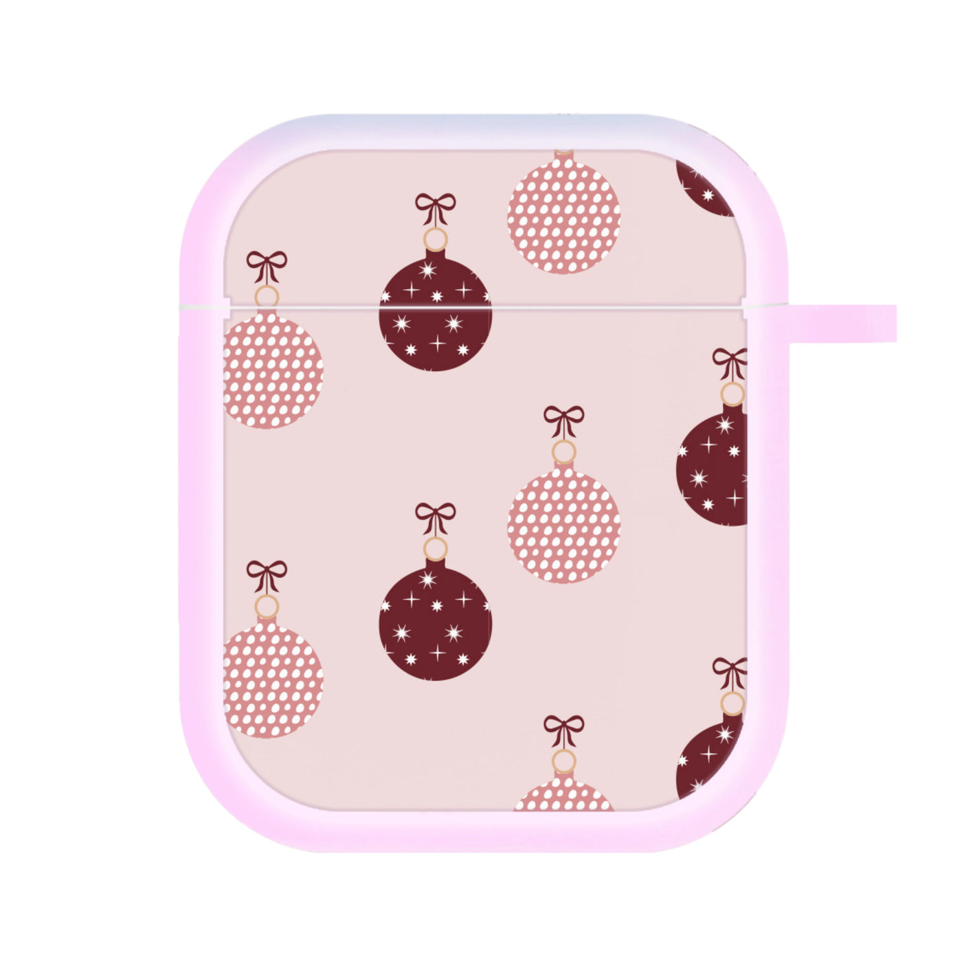 Christmas Bauble Pattern AirPods Case