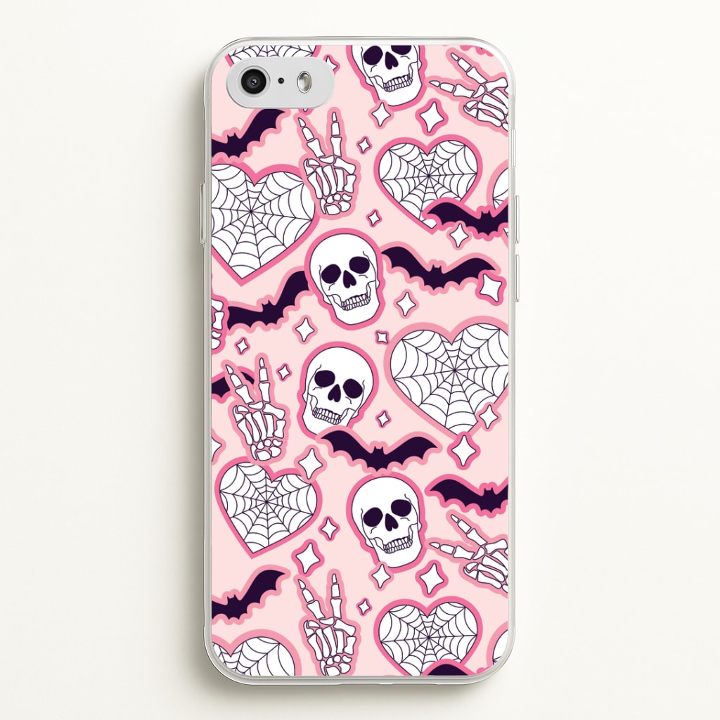 Cute Halloween Stickers Pattern iPhone 5 / 5s / SE 2016 Case