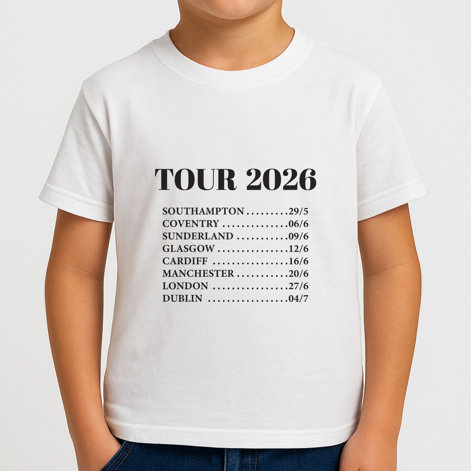 Band Tour 2026 Boys T-Shirt