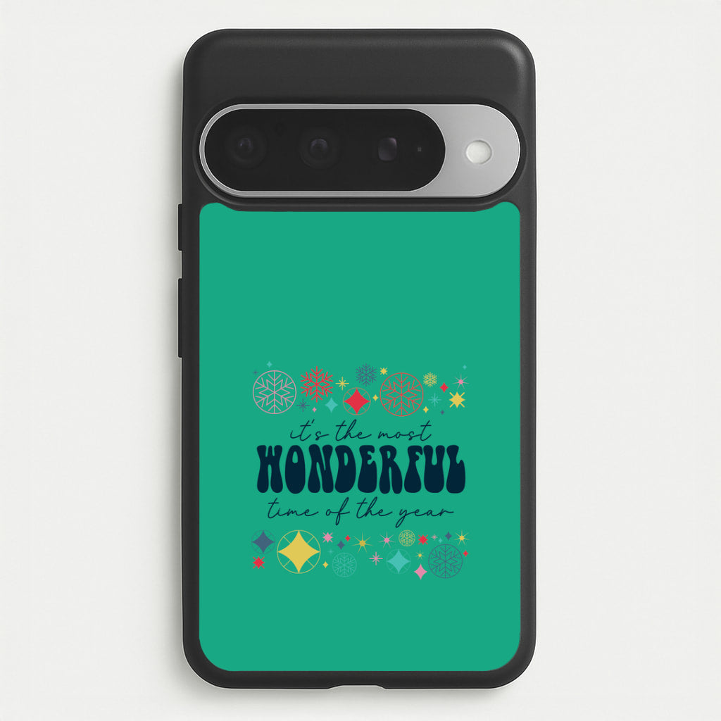 The Most Wonderful Time Of The Year Geometric Google Pixel 10 Pro XL Case