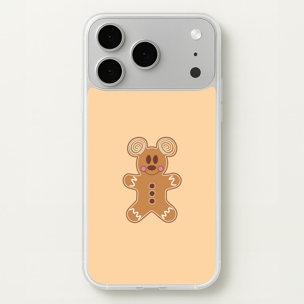 Cartoon Mouse Gingerbread iPhone 17 Pro Max Case