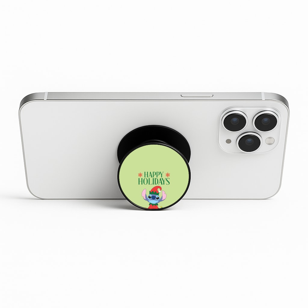 Cute Blue Alien Elf Phone Stand