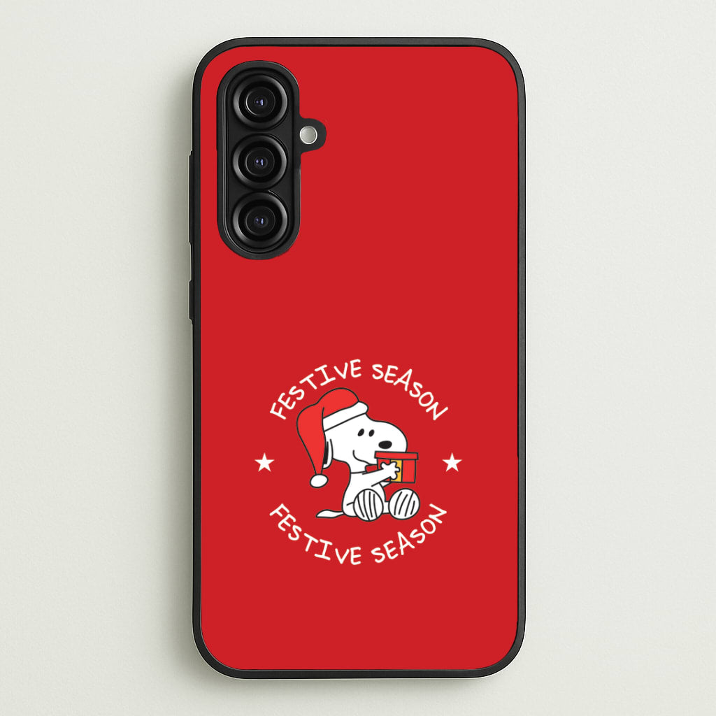 Cartoon Beagle Festive Season Galaxy A16 Case
