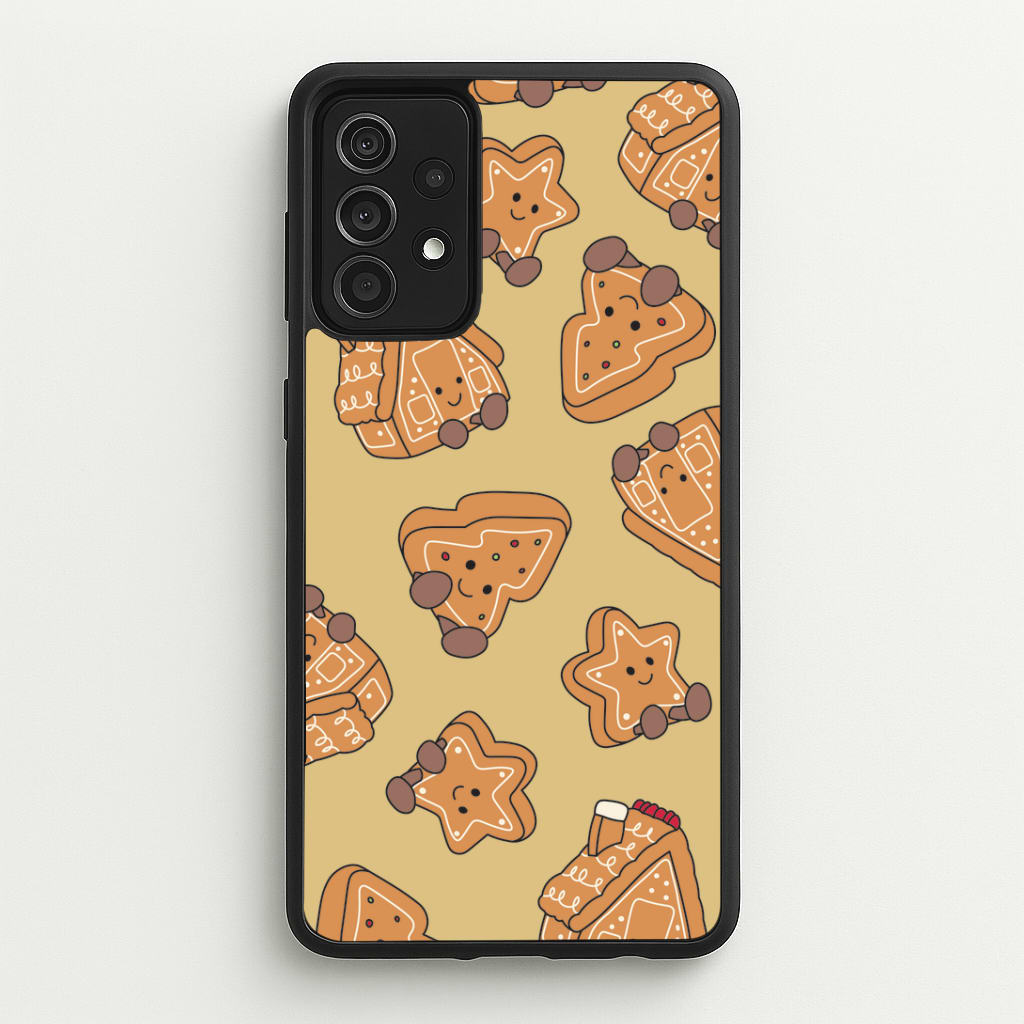 Gingerbread Plushies Pattern Galaxy A52 / A52s Case