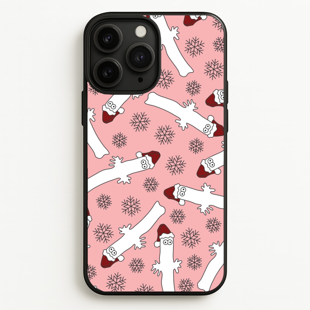 Wiggly Moom Xmas Hat Pattern iPhone 11 Pro Case