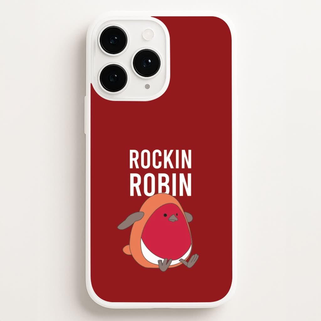 Rockin Robin Plush Phone Case for Apple iPhone, Samsung Galaxy, Huawei and Google Pixel