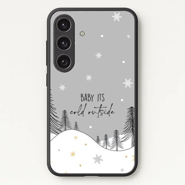 Baby It's Cold Outisde Landscape Galaxy S24FE Case