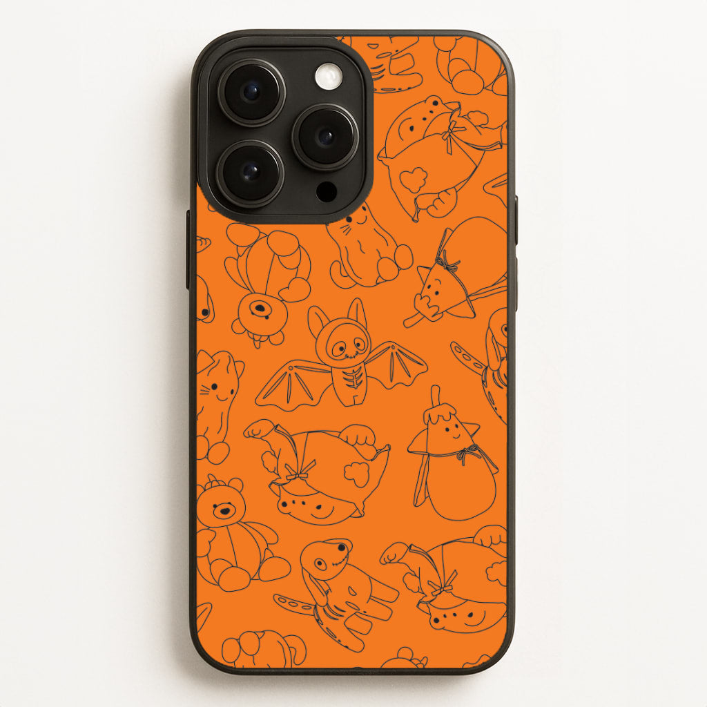 Halloween Plushies Pattern I - Halloween iPhone 12 Pro Max Case