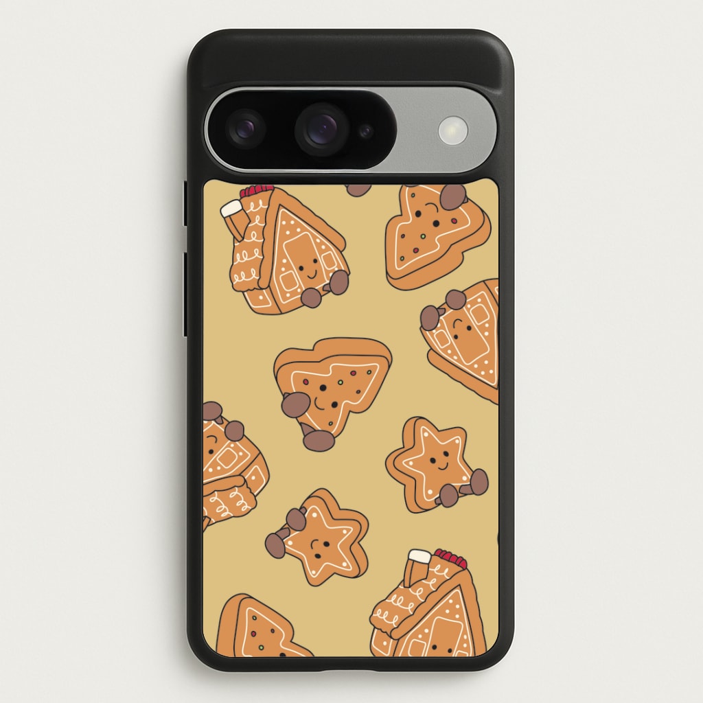 Gingerbread Plushies Pattern Google Pixel 10 / 10 Pro Case