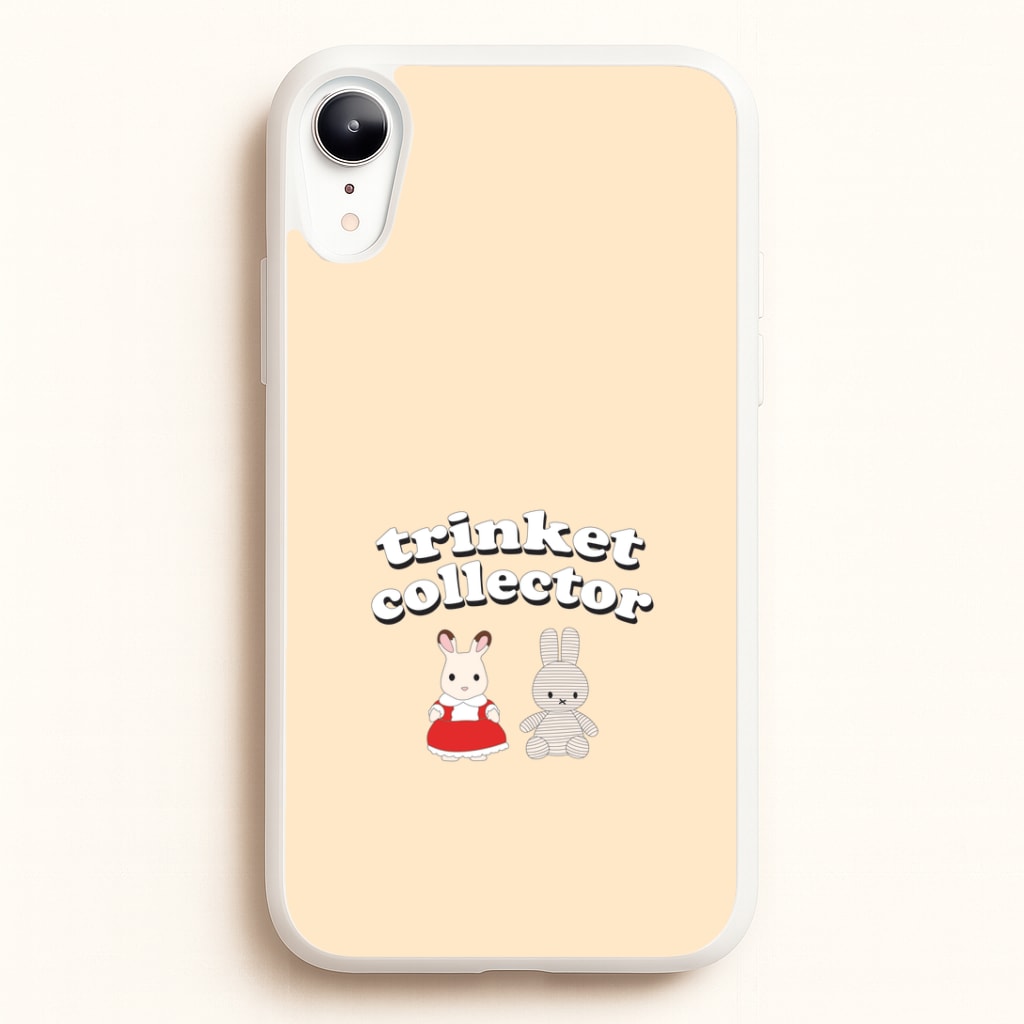 Trinket Collector Biege iPhone XR Case
