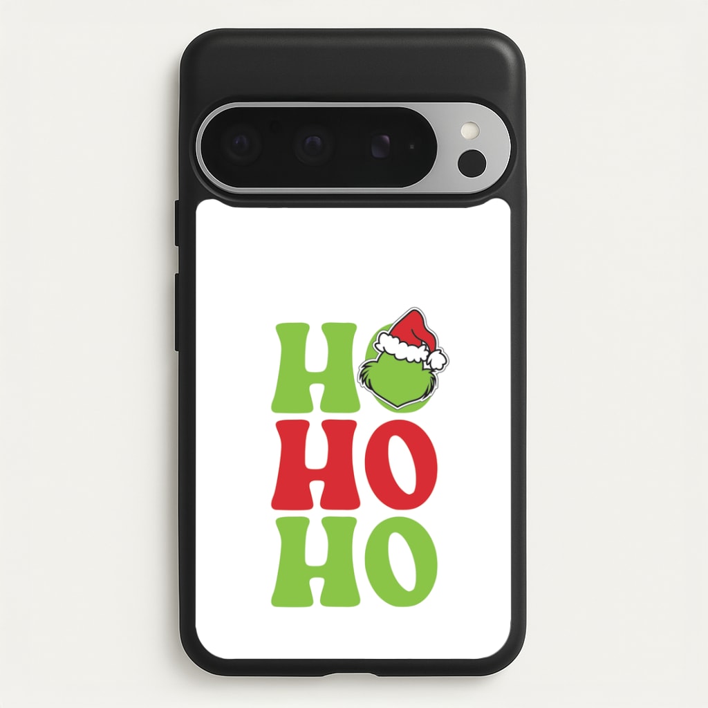 Green Ho Ho Ho Google Pixel 9 Pro XL Case