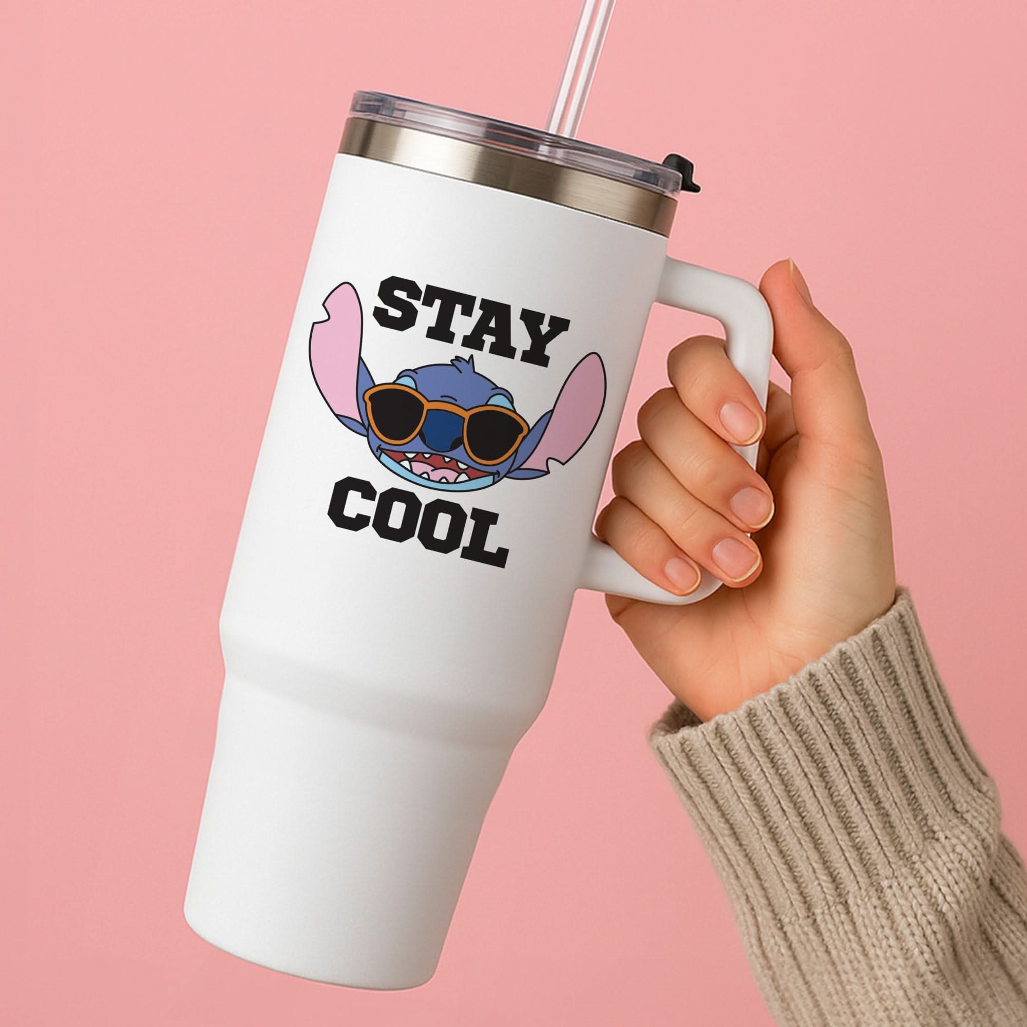Stay Cool Blue Alien Tumbler