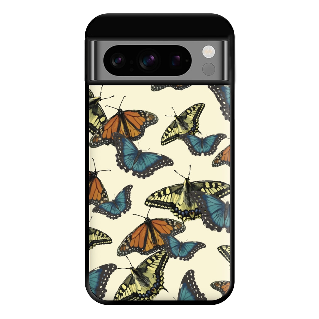 Butterfly Assortment Pattern Google Pixel 8 Pro Case