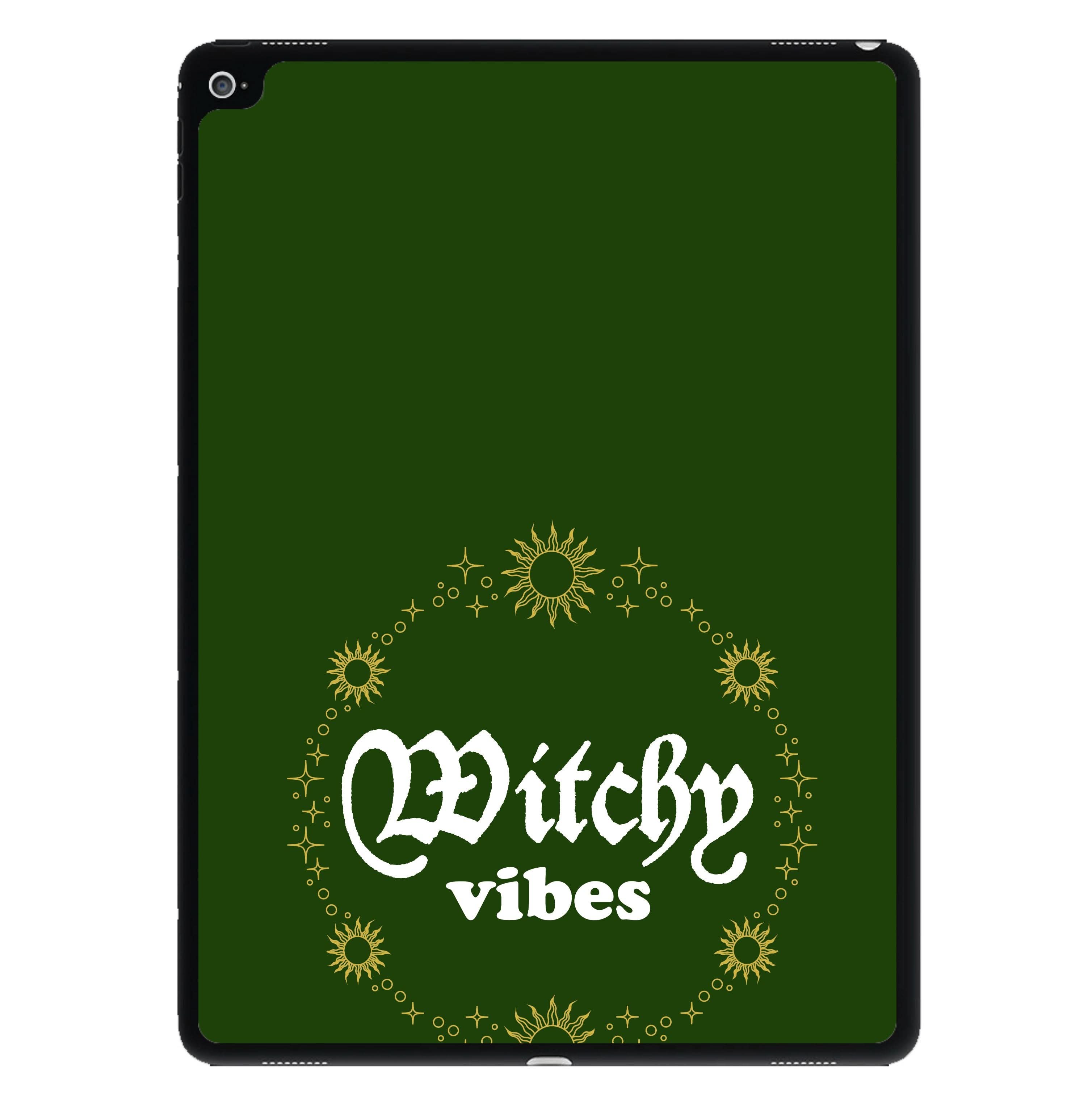 Witchy Vibes Green iPad Case