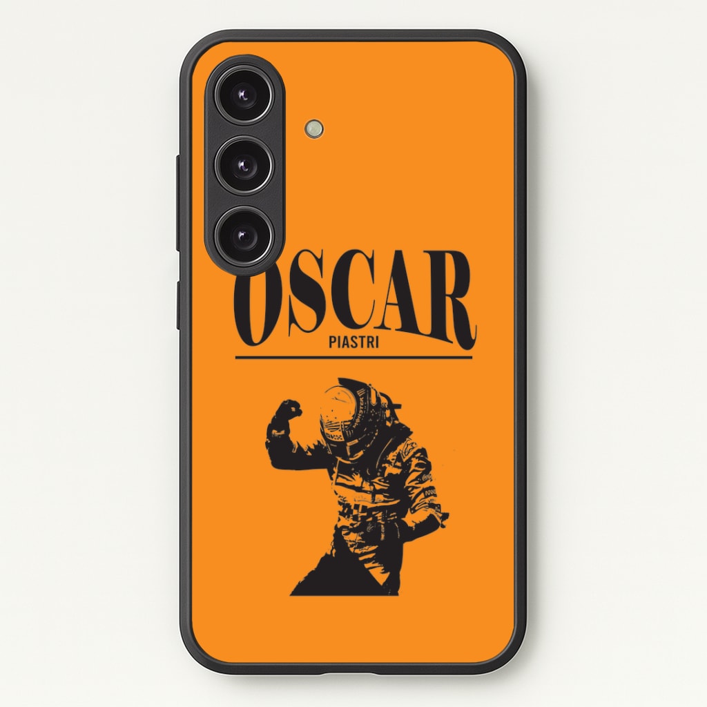 Oscar Orange And Black Galaxy S25 Case