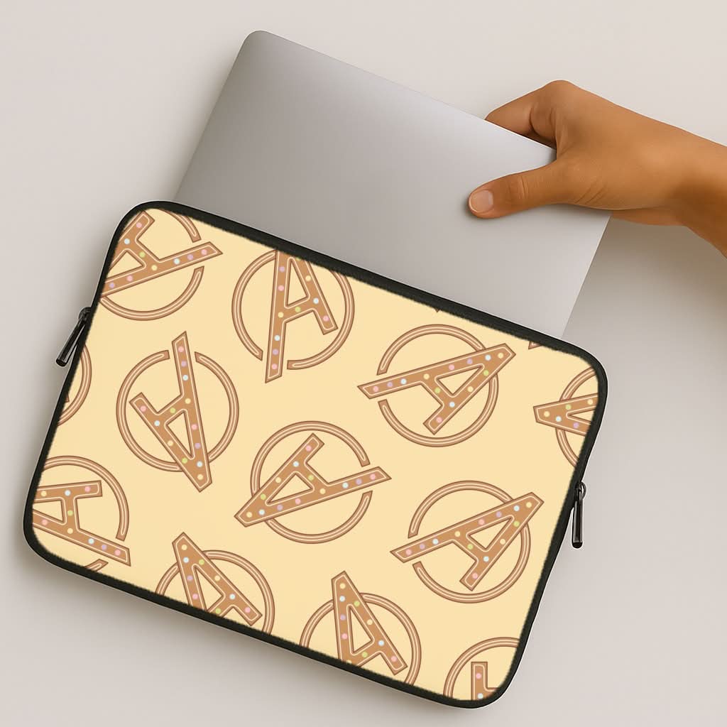 Superhero Team Gingerbread Pattern MacBook Cover